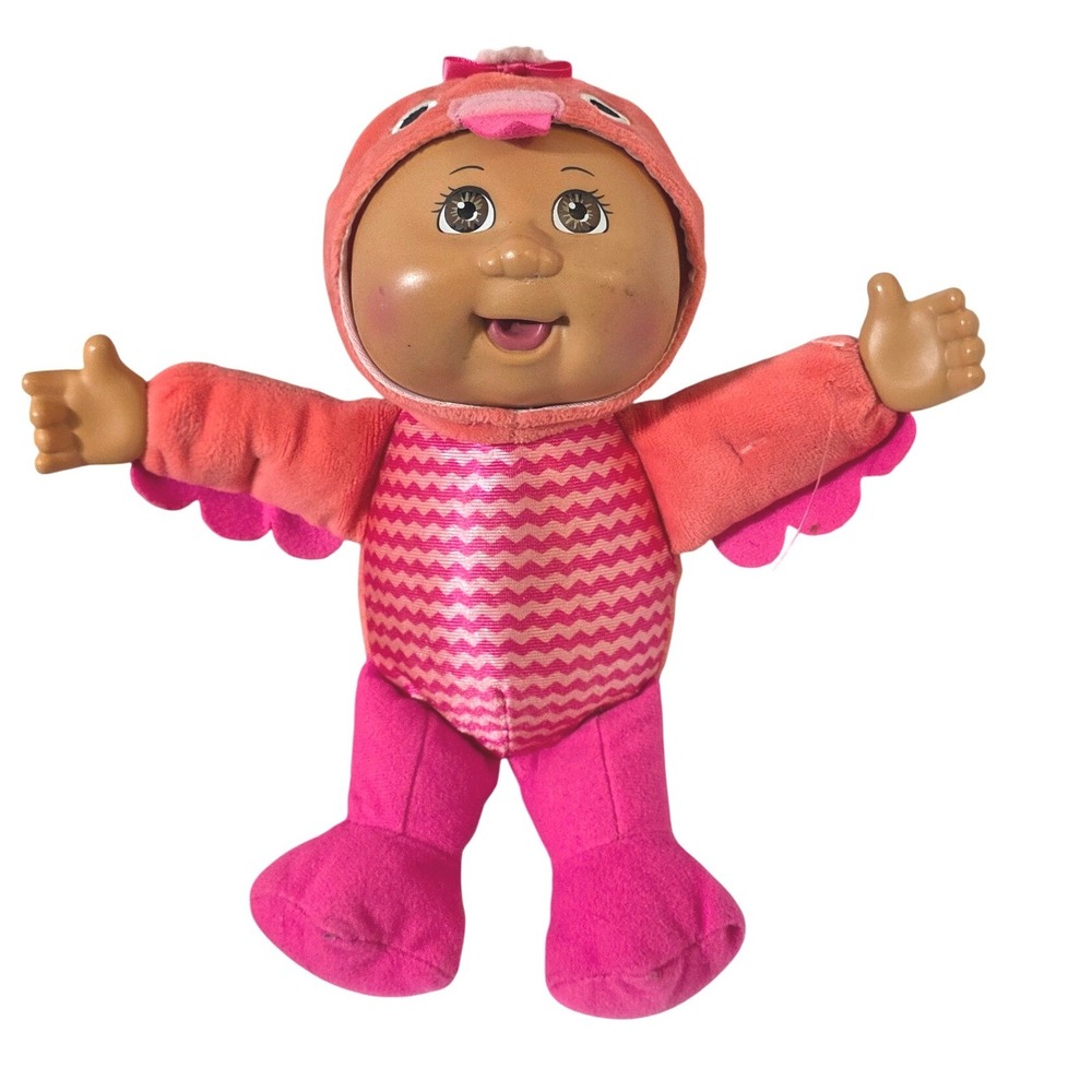 Cabbage Patch Kid Doll Soft Plush Pink‎ Orange Toddler Toy